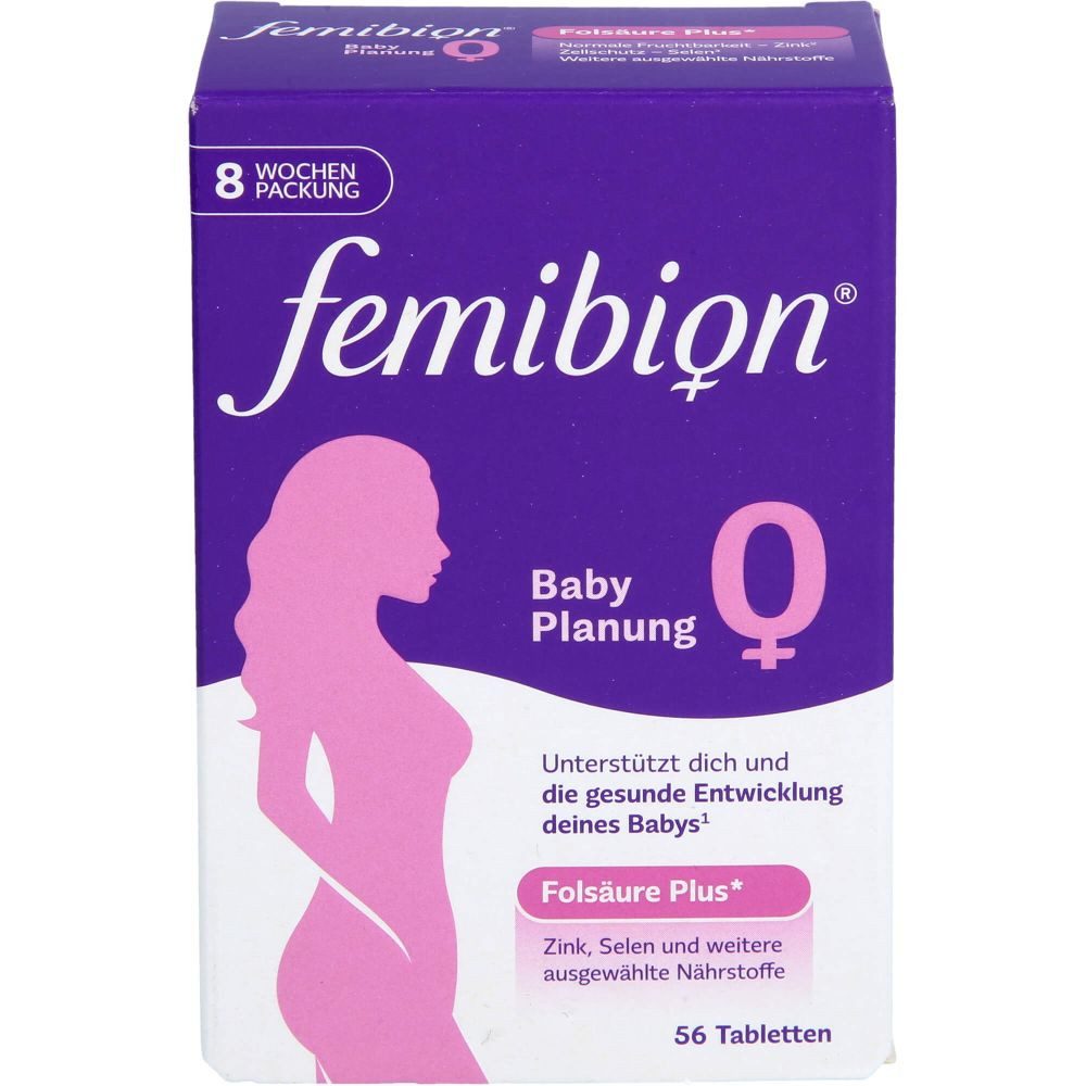 WICK Pharma - Zweigniederlassung der Procter & Gamble GmbH FEMIBION 0 Babyplanung Tabletten Tabletten, 56 St.