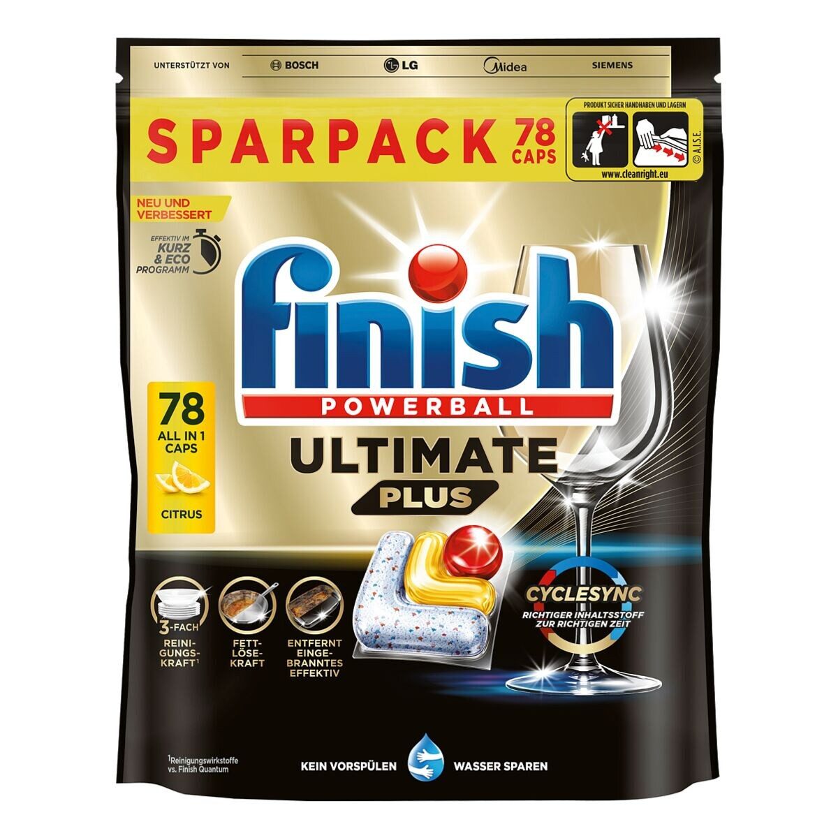 Ultimate Plus Citrus Spülmaschinentabs