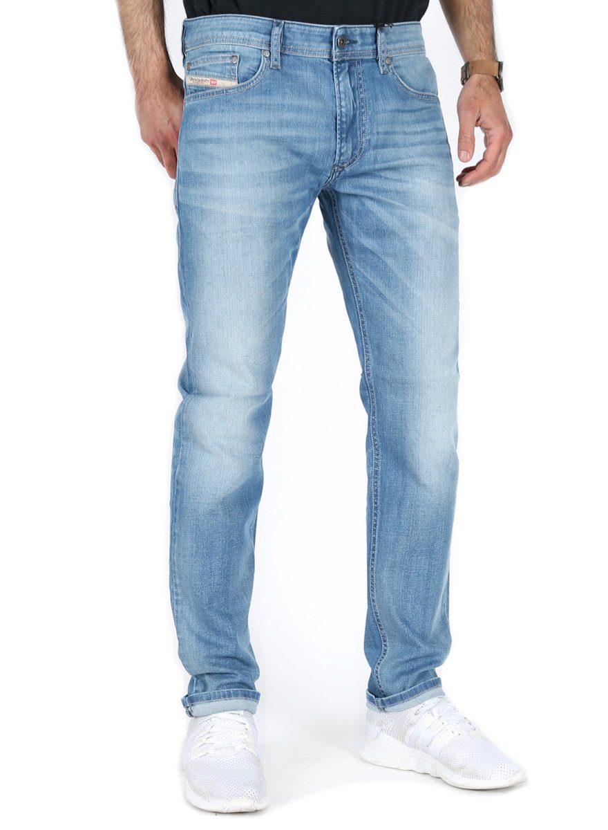 Diesel Slim-fit-Jeans Stretch Hose Hell Blau - Thavar-XP R18W6