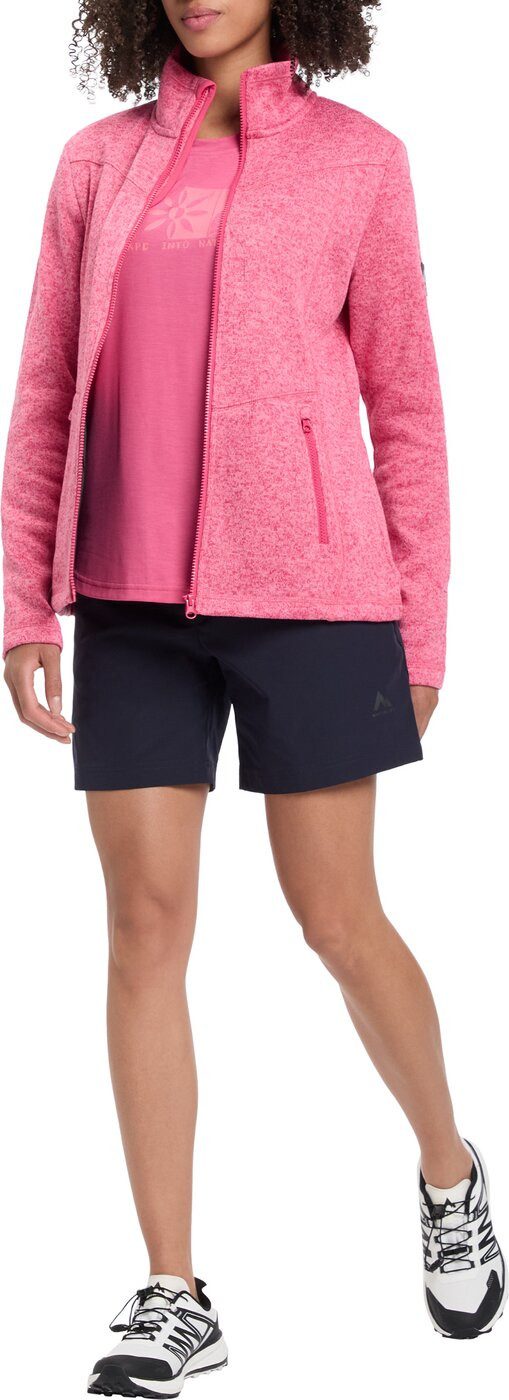 McKINLEY Funktionsjacke Da.-Unterjacke Rubin III wms MELANGE/PINK DARK