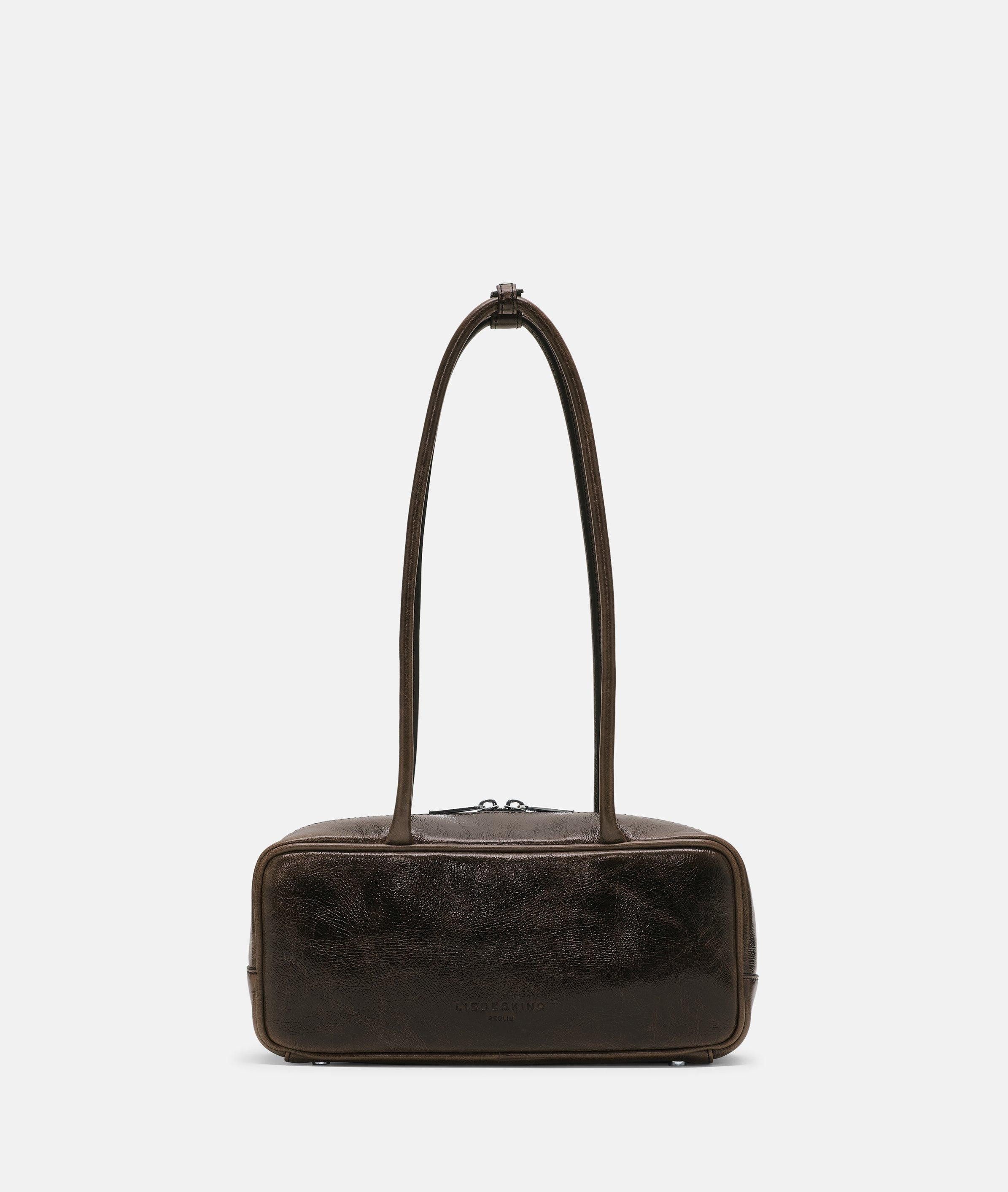 Liebeskind Berlin Schultertasche Satchel, Handliche Schultertasche aus Rindsleder