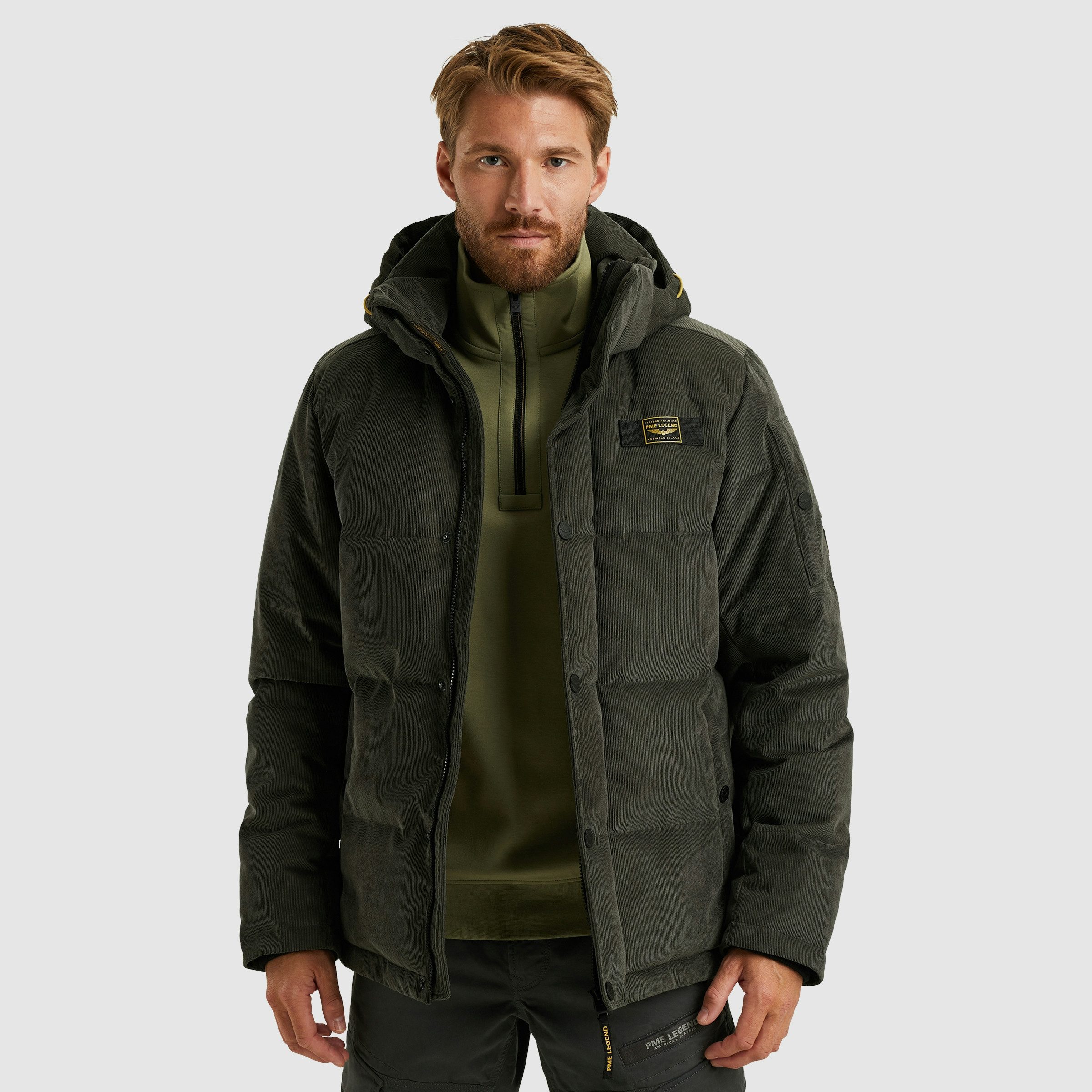 PME LEGEND Cordjacke GOBBLER Ärmelabschluss mit Windstopper günstig online kaufen