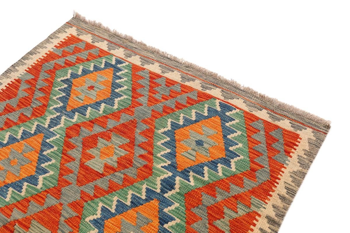 Orientteppich Kelim Afghan 106x152 rechteckig, 3 mm Höhe: Handgewebter Nain Trading, Orientteppich