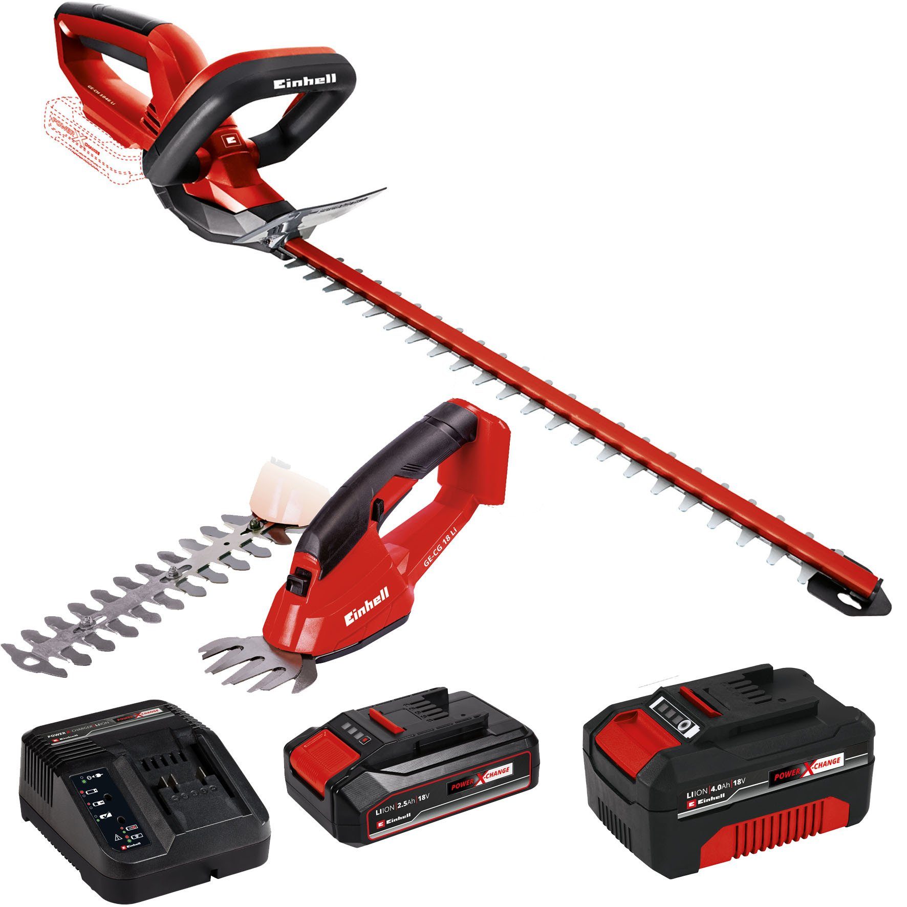 Einhell Akku-Heckenschere Gartenset