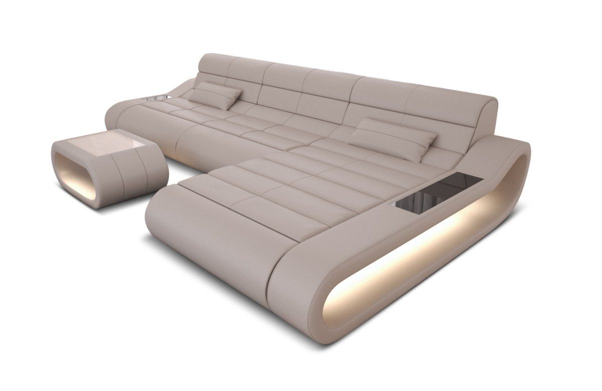 Sofa Dreams Ecksofa Ledercouch Ledersofa Concept günstig online kaufen
