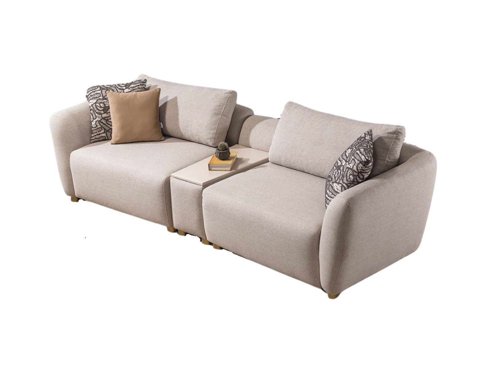 Villa Möbel Sofa Rubato, 4-Sitzer 1 Teile, Quality Made in Turkey- Pflegeleichter Webstoff