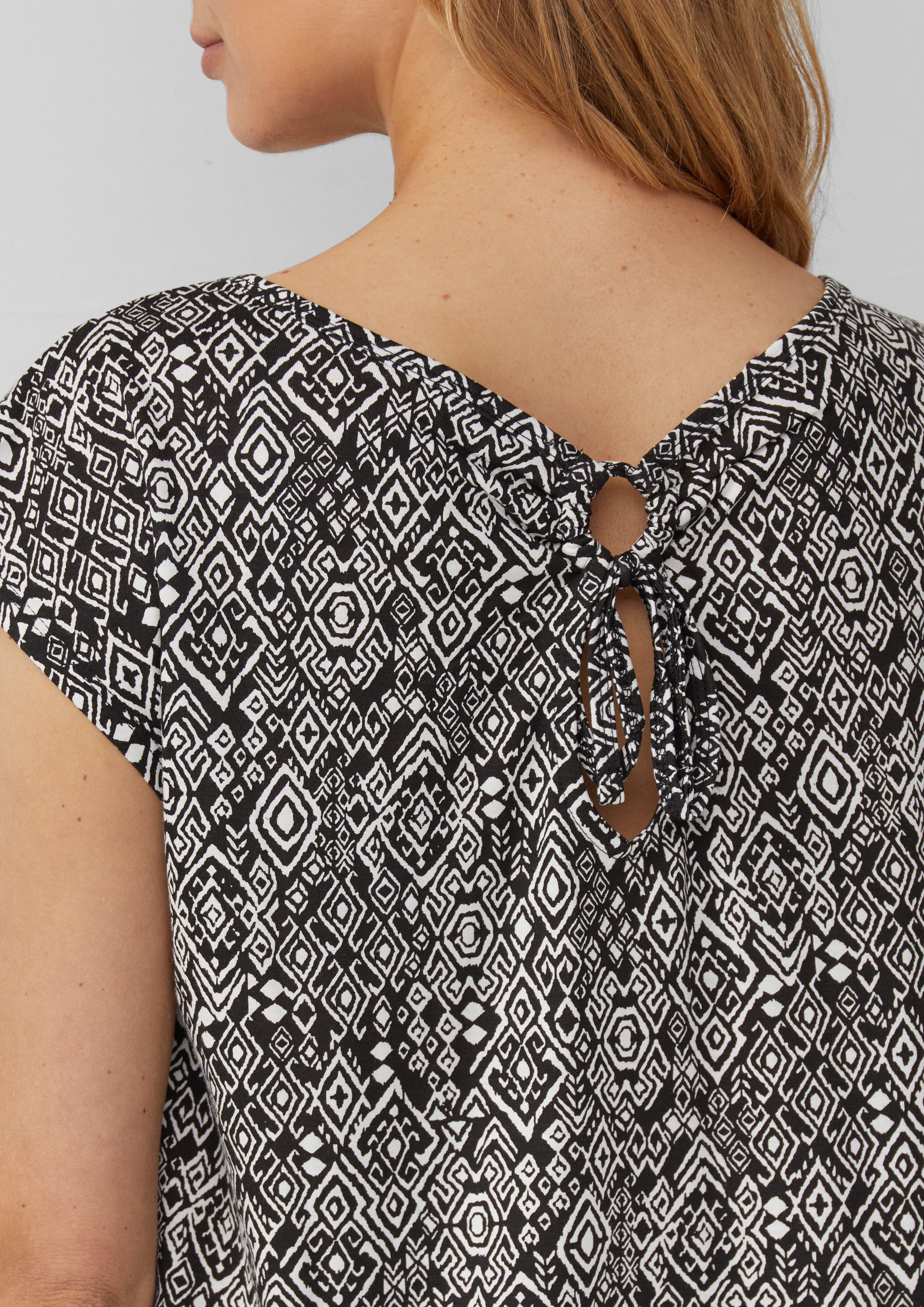 s.Oliver Shirttop Ärmelloses Relaxed-Fit-Shirt mit Cut-out günstig online kaufen