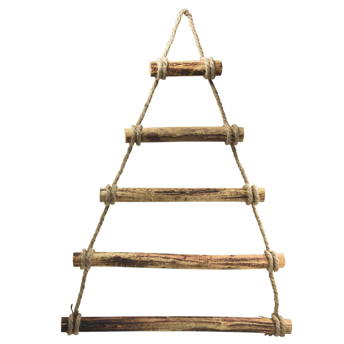 Künstlicher Weihnachtsbaum Weihnachtsdeko Wandbaum aus Holz in Boho-Design für festliche