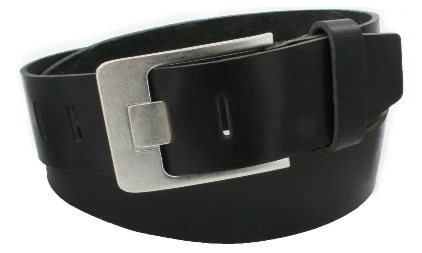 COLOGNEBELT Ledergürtel OM61-VL-Schwarz MADE IN GERMANY, Schwarz Kürzbar, 1 günstig online kaufen