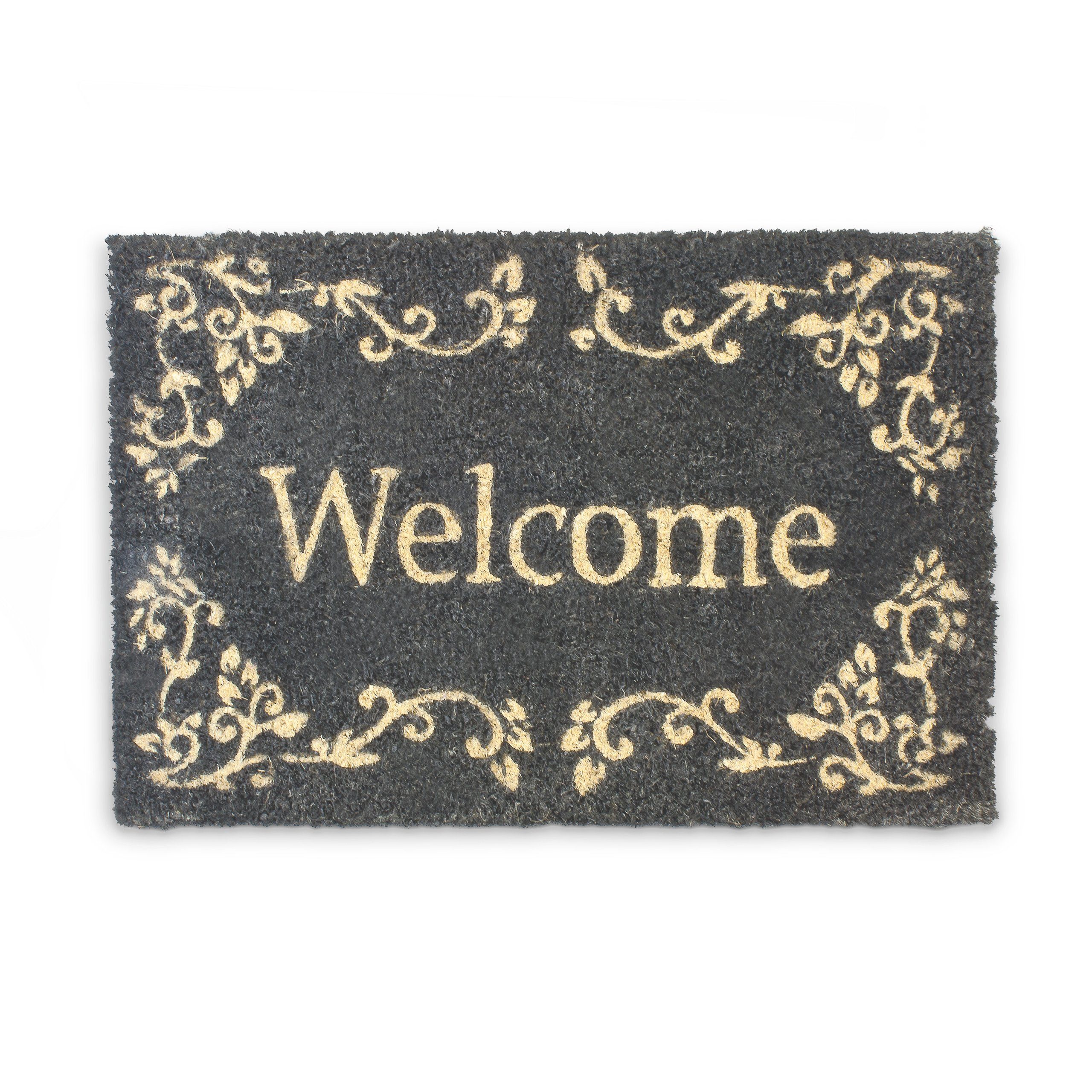 relaxdays Fußmatte 'Welcome‘ Kokos 40x60 cm, günstig online kaufen