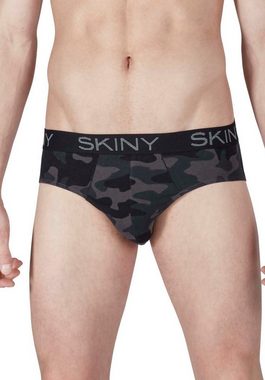 Skiny Slip Doppelpack Herren Slips (2-St) elastische Baumwoll Qualität