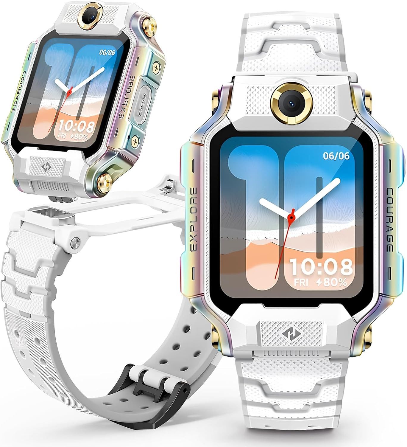 imoo X10 Smartwatch (4,1 cm, sim-karte), Kinder Smartwatch 4G GPS