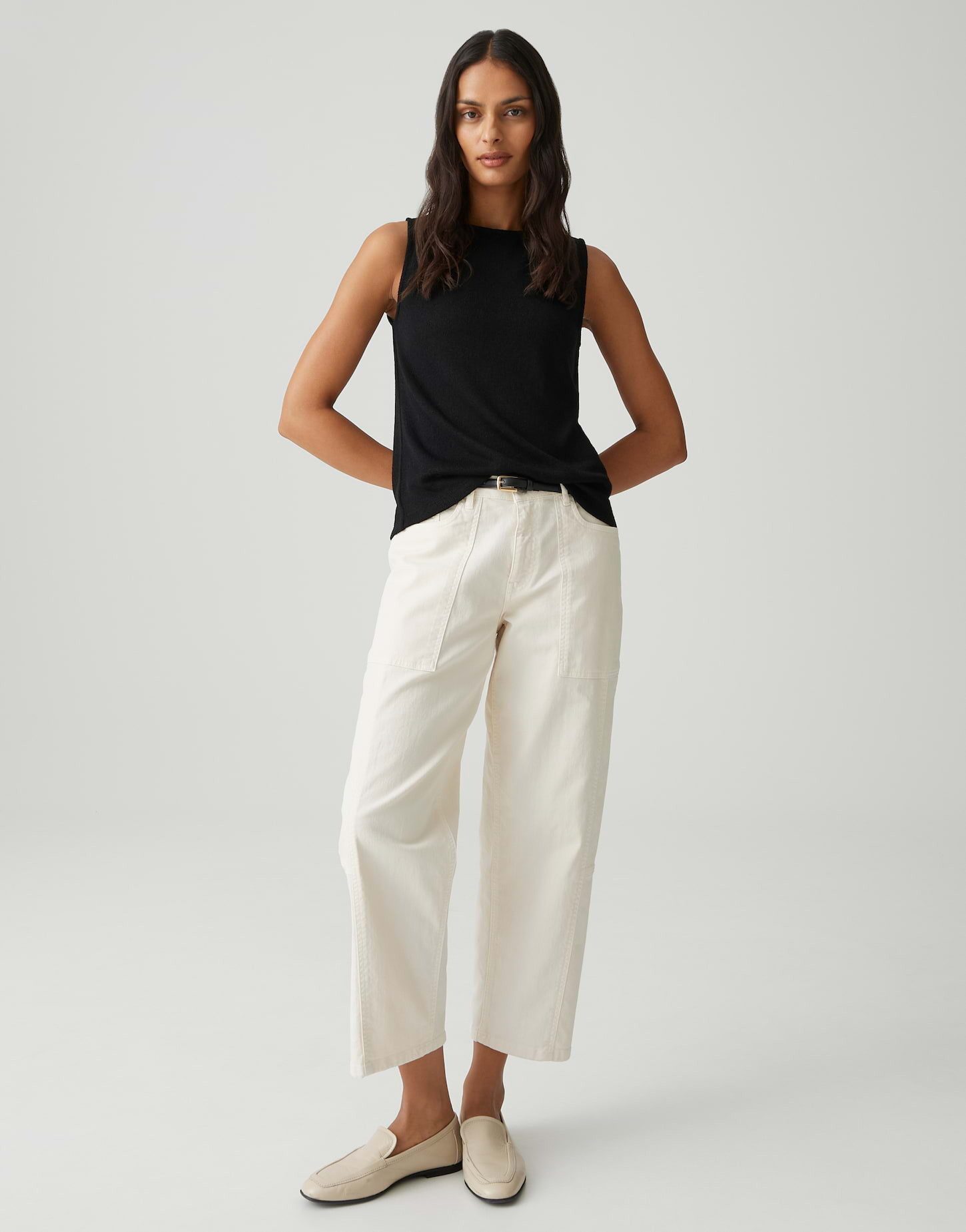 OPUS Shirttop ILONKA Loose in edler Strickoptik