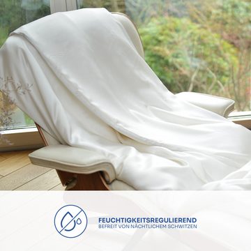 Bettbezug Seiden-Bettbezug aus Maulbeerseide, white, orignee