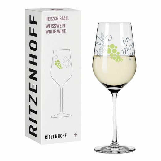 Ritzenhoff Weißweinglas »Herzkristall Weißwein 002«, Kristallglas, Made in Germany