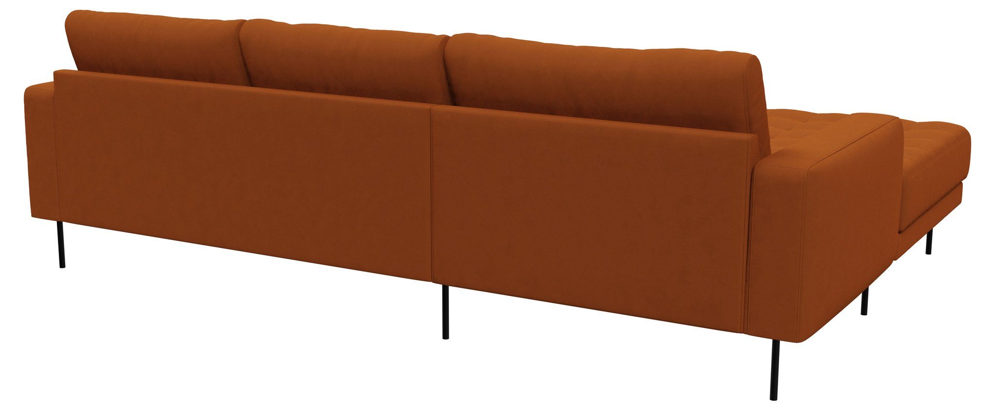 Kupferfarben//Linksgewendet ebuy24 Rouge Sofa 2,5-Sitzer-Sofa m.//Kupferfarben//Linksgewen