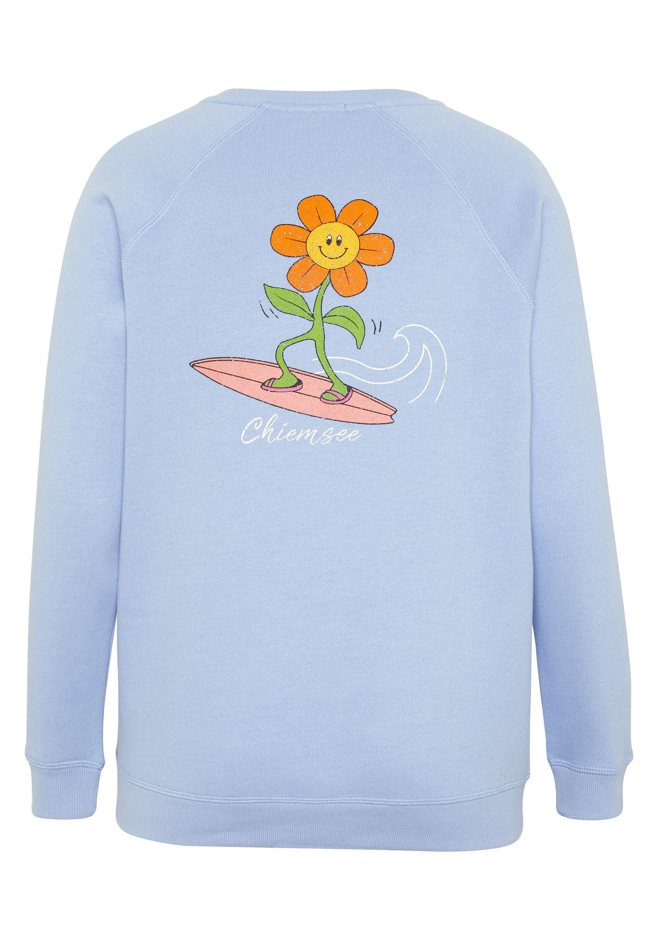 Chiemsee Sweatshirt Sweatshirt mit humorvollem Surf-Motiv 1 günstig online kaufen