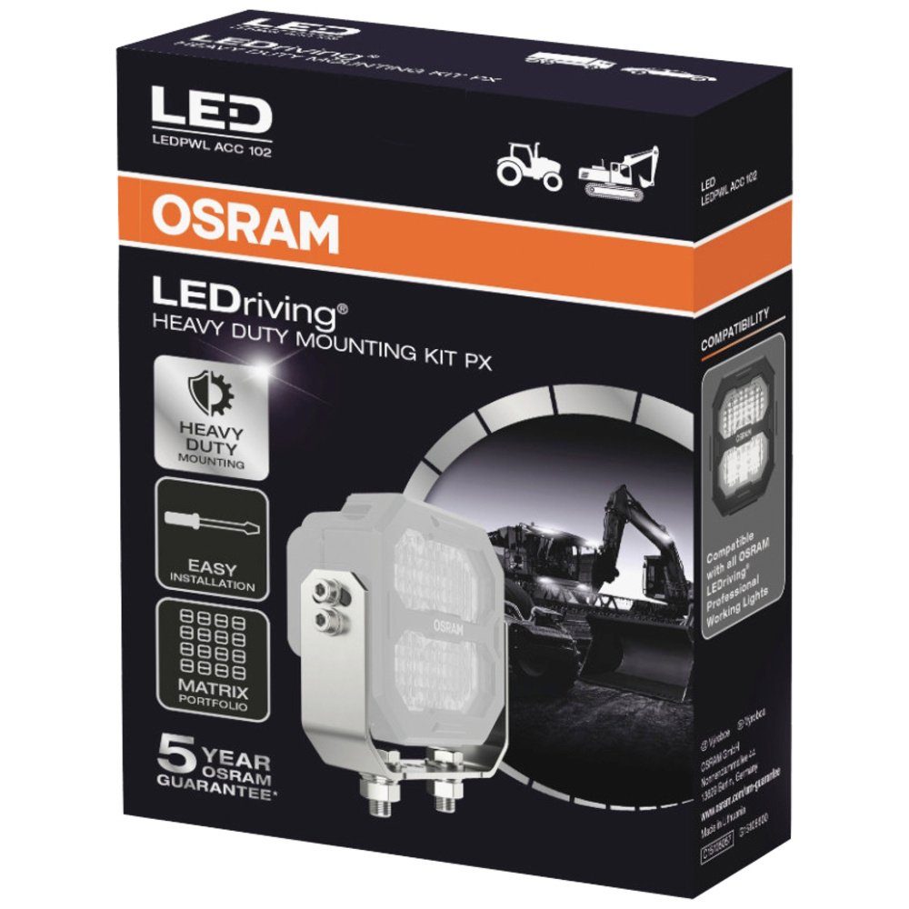 Osram Arbeitsleuchte OSRAM ACC Heavy LEDriving® Halter PX Kit 102 LEDPWL Duty (B Mounting