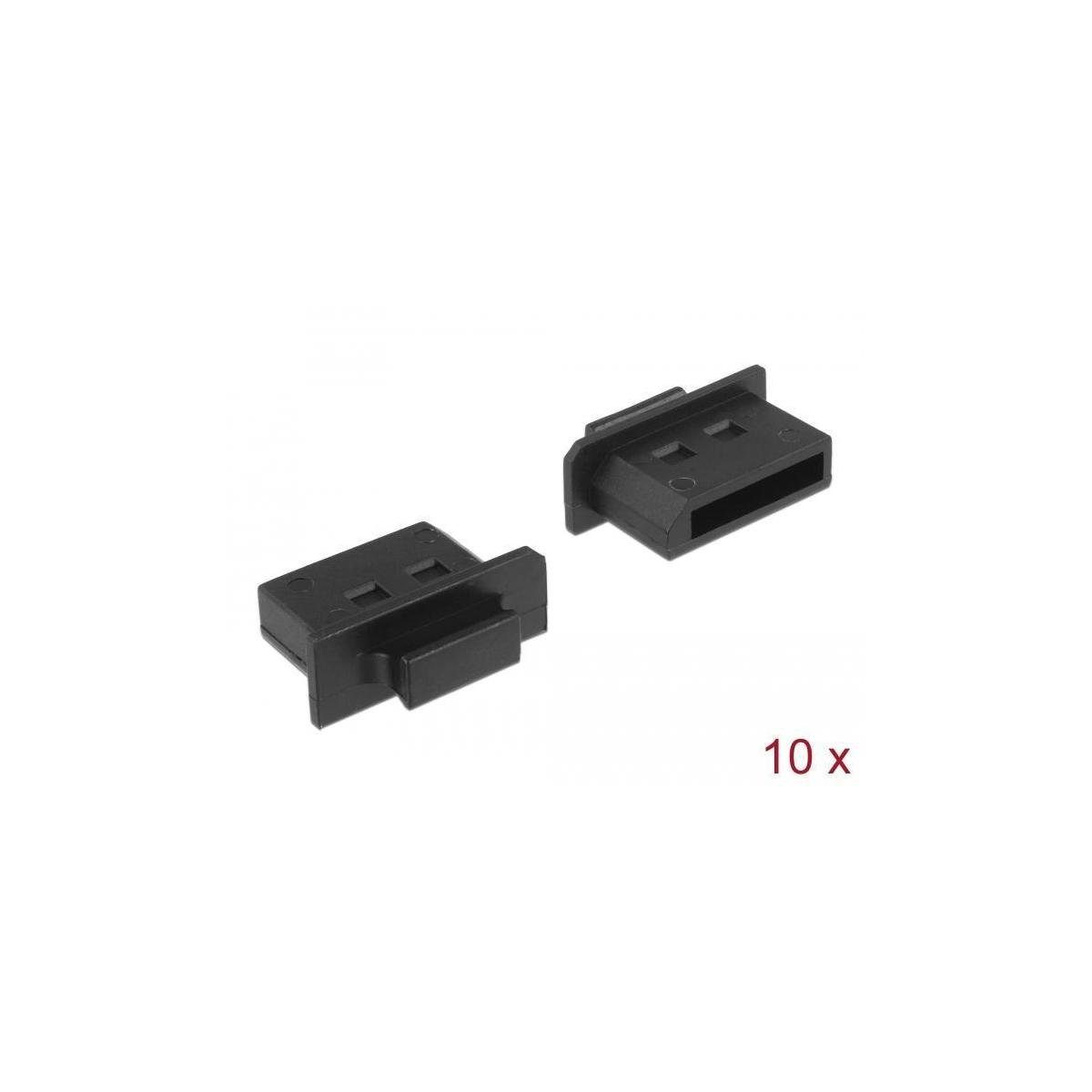 10... Buchse DisplayPort mit Kabelverbinder-Sortiment Griff für 64025 Staubschutz - Delock