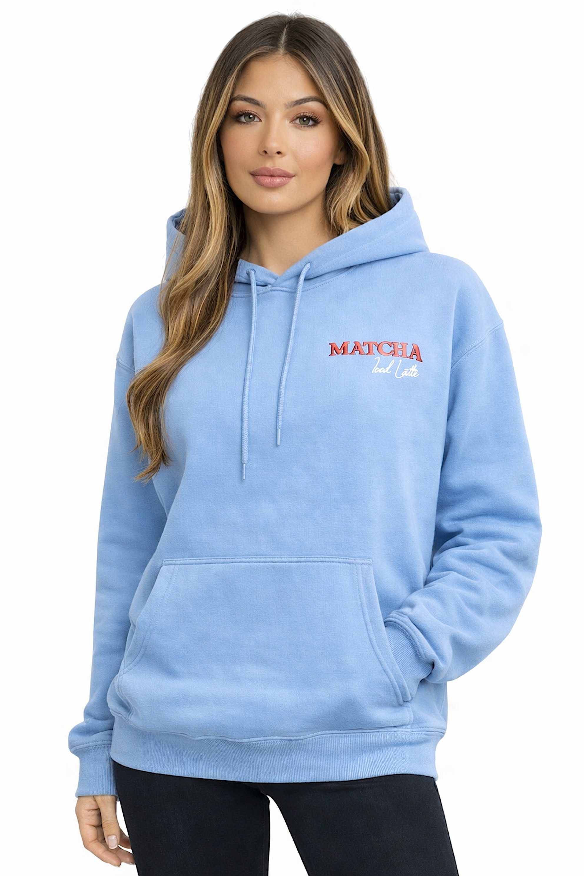Worldclassca Hoodie Worldclassca Oversized "MATCHA" Hoodie Kapuzenpullover Sweatshirt Neue Kollektion - Stilvolle und gemütliche Casual Mode für Damen
