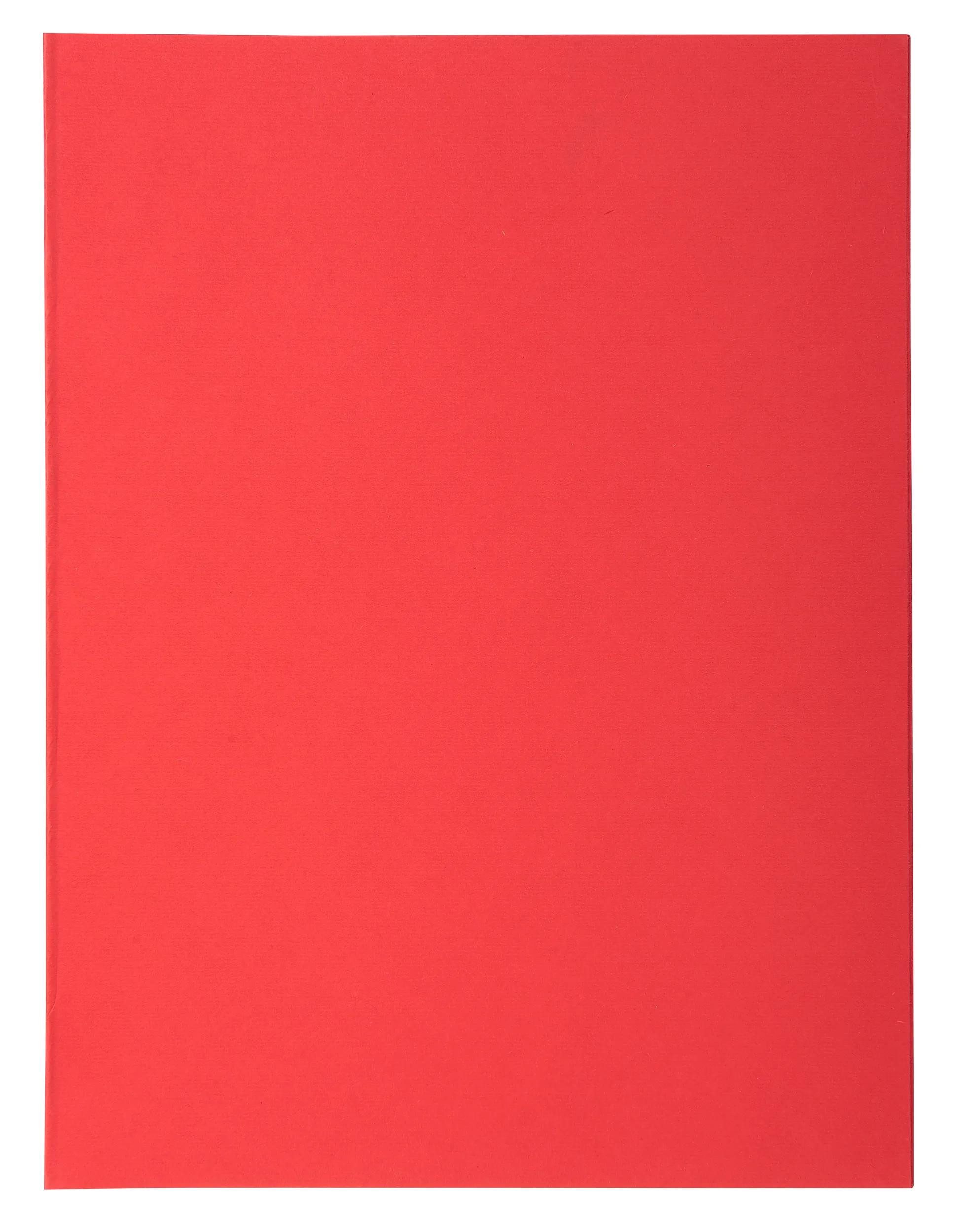 Organisationsmappe 5x 100er Pack Aktendeckel A4 24x32cm 5-farben - Rot - 330012E