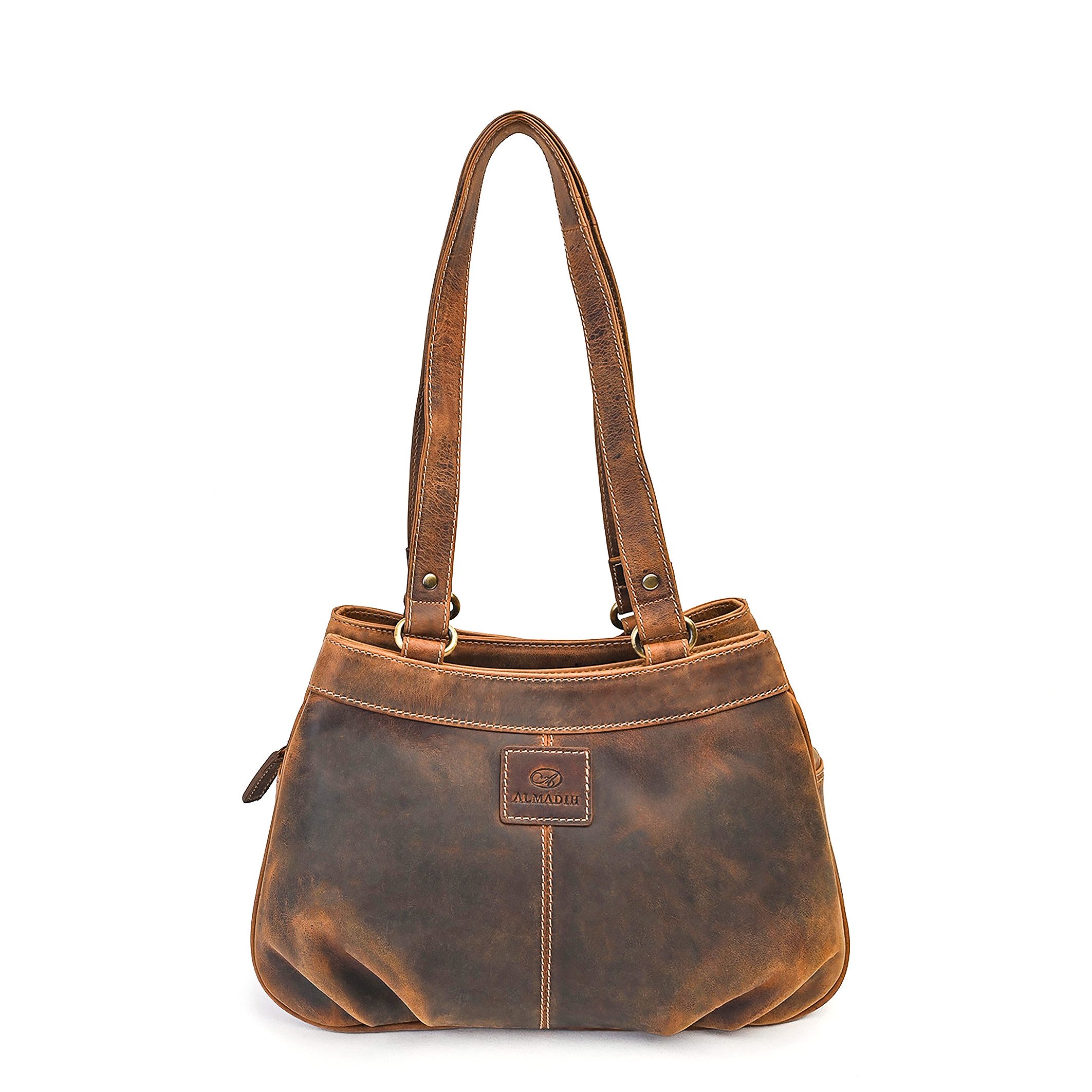 Umhängetasche Leder Damentasche JANA Schultertasche Handtasche Henkeltasche