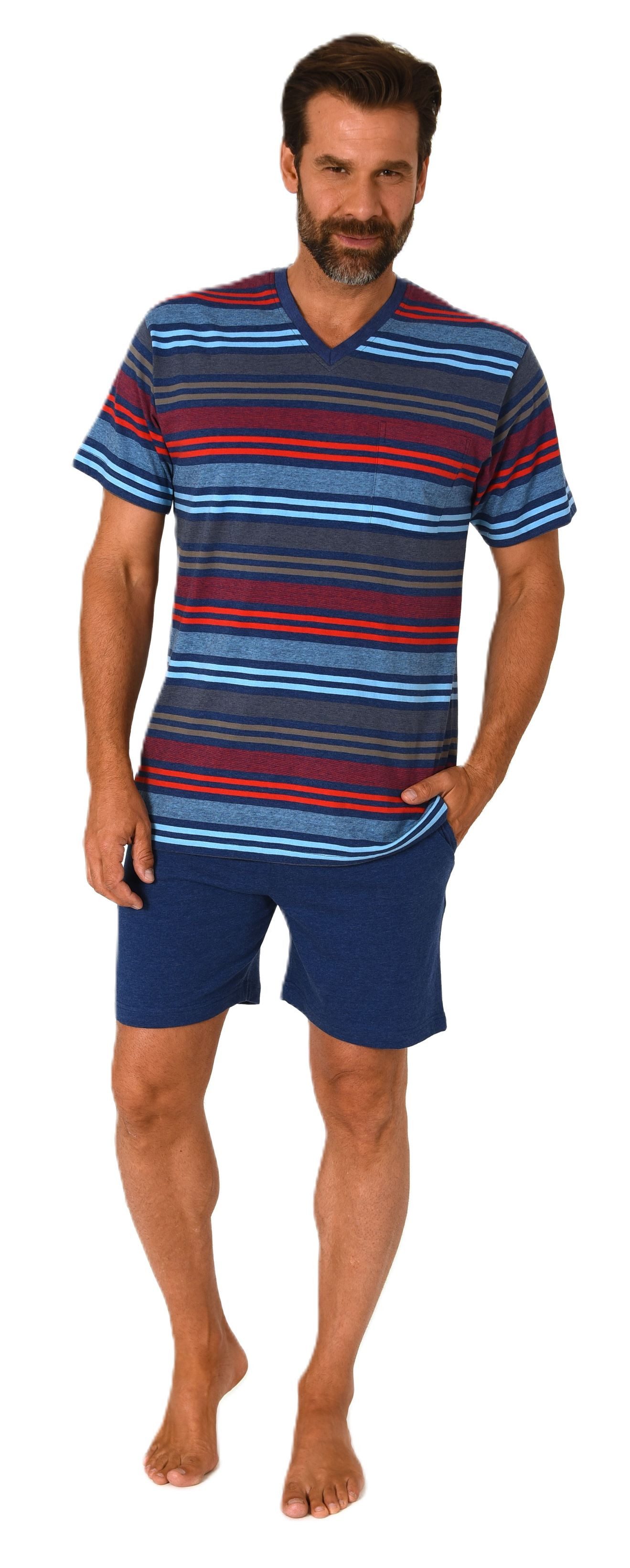Normann Pyjama Herren kurzarm Schlafanzug Shorty günstig online kaufen