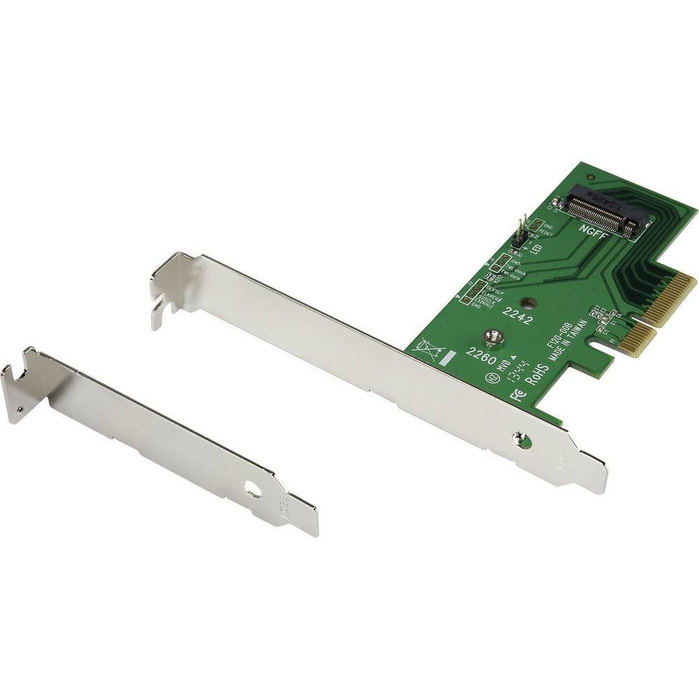 PCIe M.2 NGFF Low Profile-Host-Adapter Modulkarte