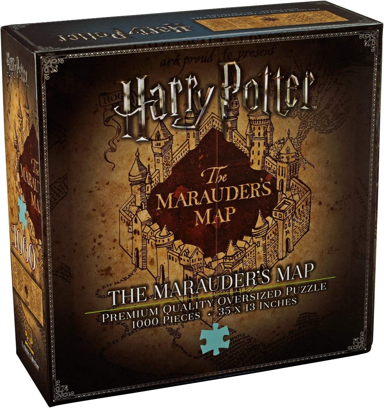 The Noble Collection Puzzle Harry Potter - Karte des Rumtreibers (Marauders  Map) Puzzle, 1000 Puzzleteile, Offiziell lizensiertes Harry Potter  Merchandise, Noble Collection „Karte des Rumtreibers“-Puzzle, 1.000 Teile
