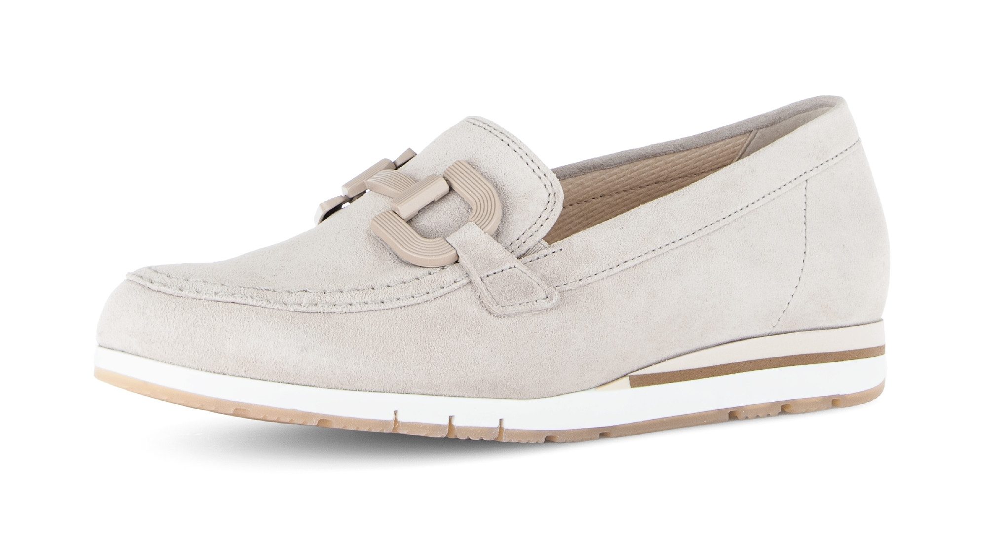Gabor FLORENZ Slipper Keilabsatz, Schlupfschuh, Businessschuh mit Zierkette günstig online kaufen