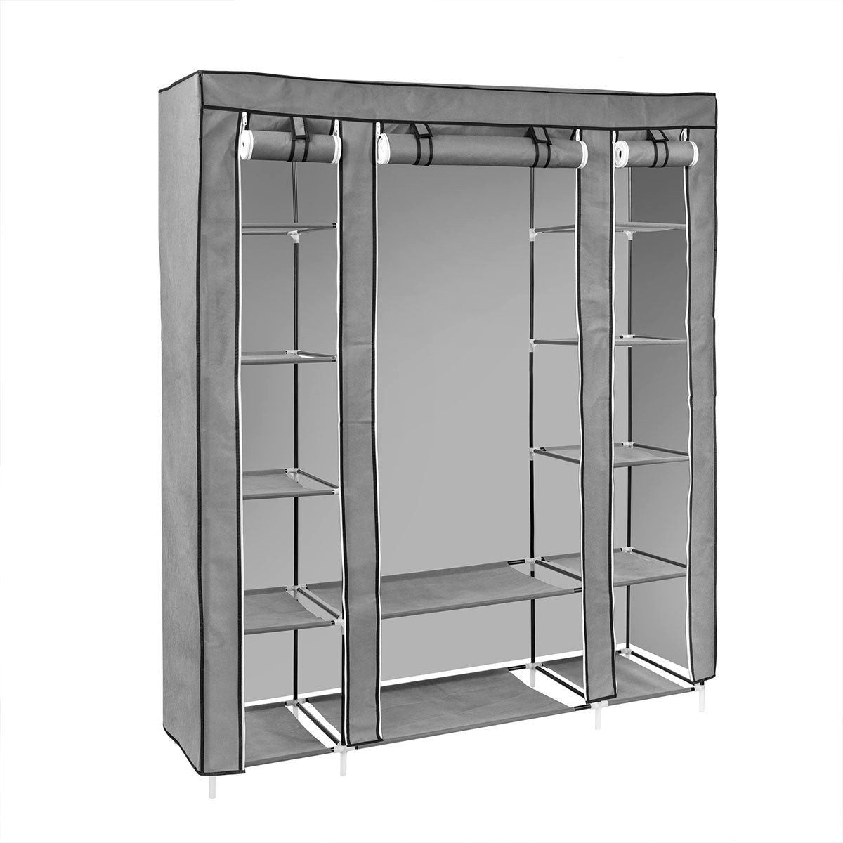 casa pura Falttürenschrank Carlos, Faltschrank erhältlich in 3 Farben, 150 cm x 45 cm x 175 cm