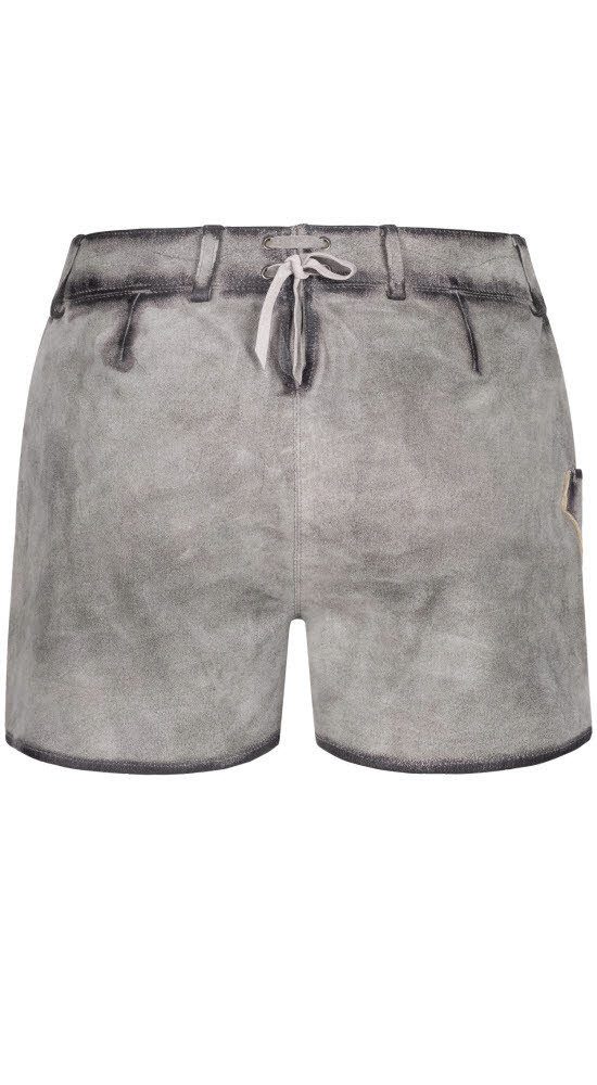 Nübler Trachtenlederhose Lederhose Hotpant Tiana in Silber von Nübler günstig online kaufen