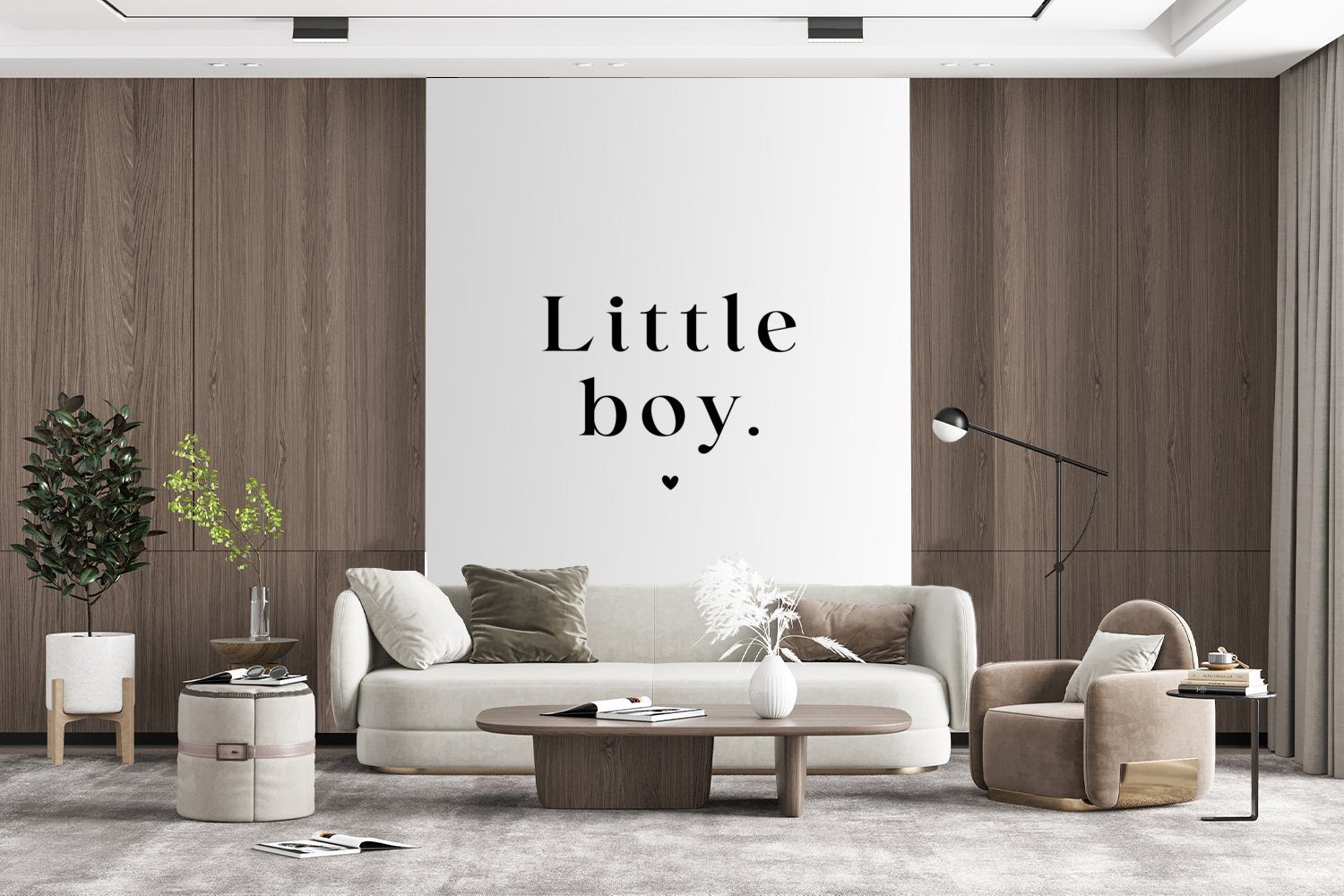 MuchoWow Fototapete - Kinder Matt, - für (4 Kleiner - St), Vinyl Wandtapete Junge Zitate Montagefertig Sprichwörter Wohnzimmer, bedruckt, Jungen, Tapete 