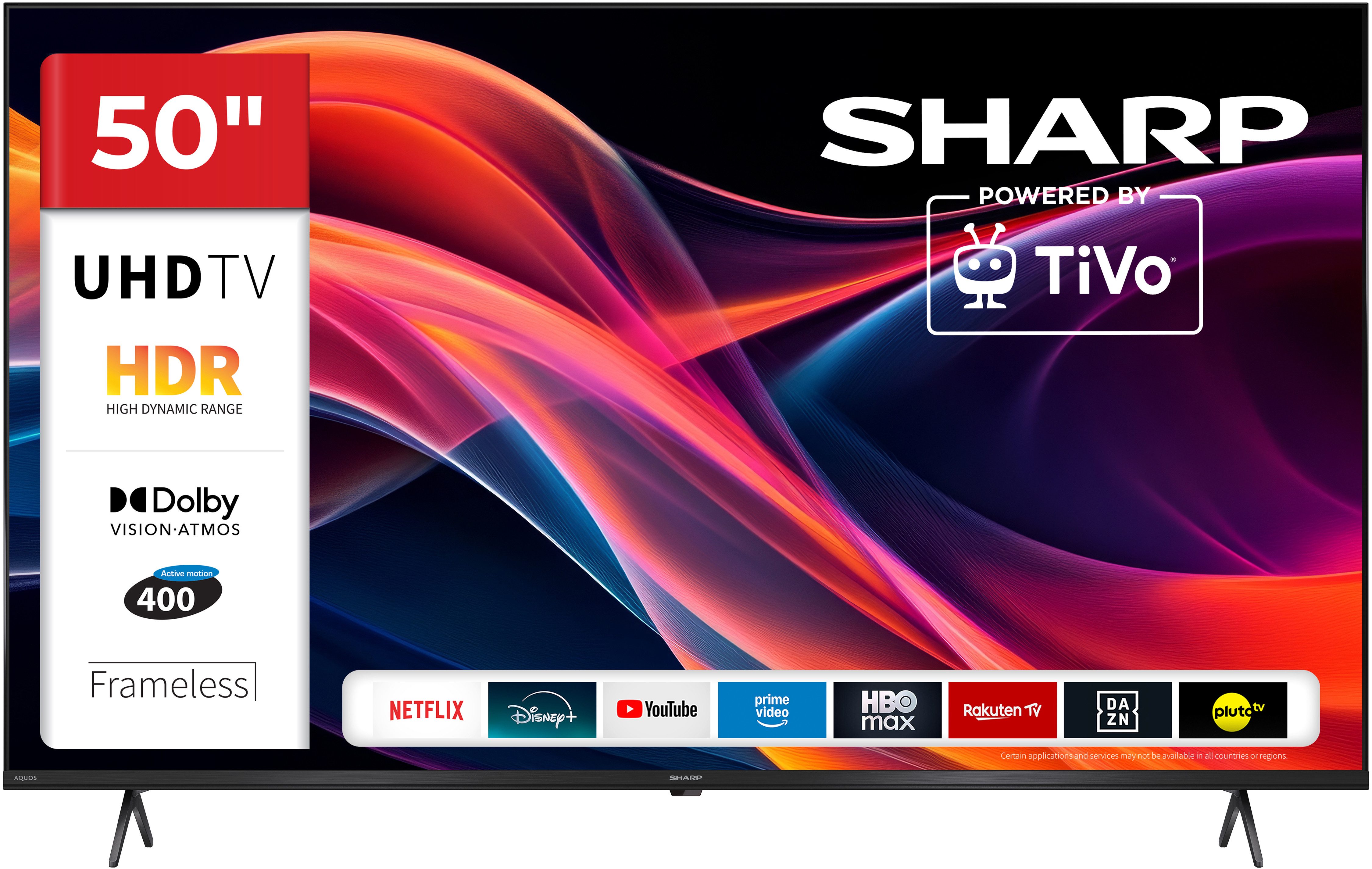 Sharp 4T-C50HKx LED-Fernseher (126 cm/50 Zoll, 4K Ultra HD, Smart-TV)