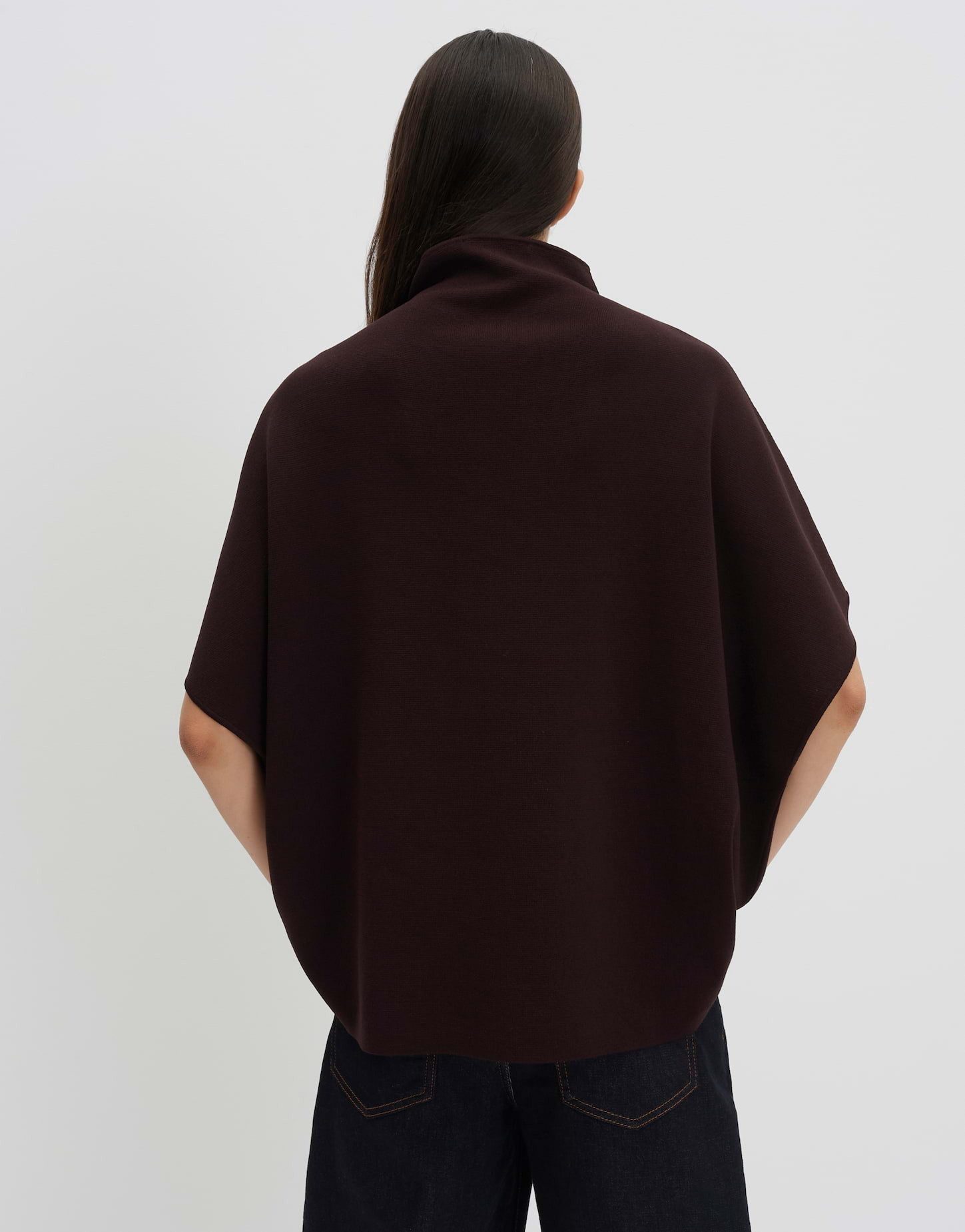 someday Poncho Poncho aus Feinstrick Poncho aus Feinstrick