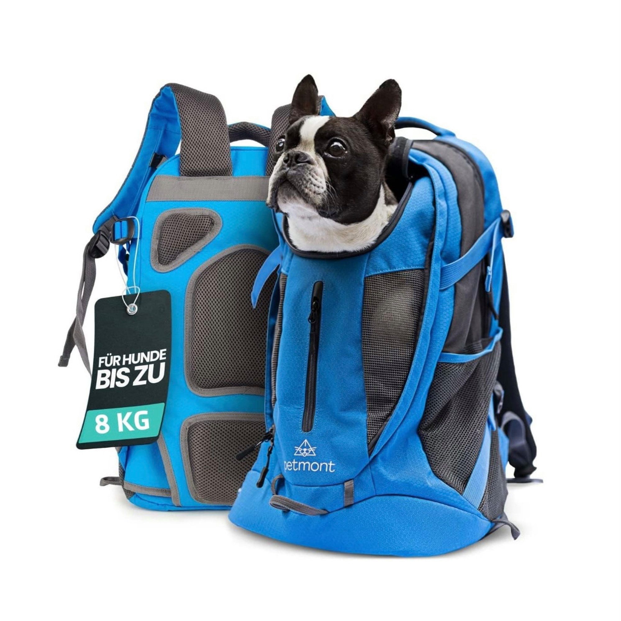 COFI 1453 Rucksack Petmont Hunderucksack bis zu 8 kg perfekt fürs Reisen und Wandern (1-tlg)