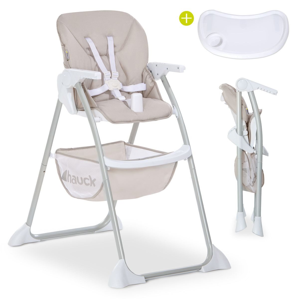 Hauck Hochstuhl Sit N Fold, beige, günstig online kaufen