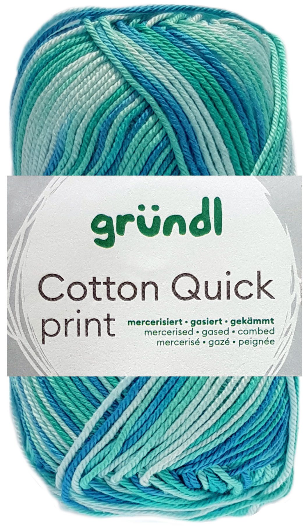 Gründl 50 Gramm Gründl Cotton Quick Print Strickgarn Farbauswahl Bastelgarn