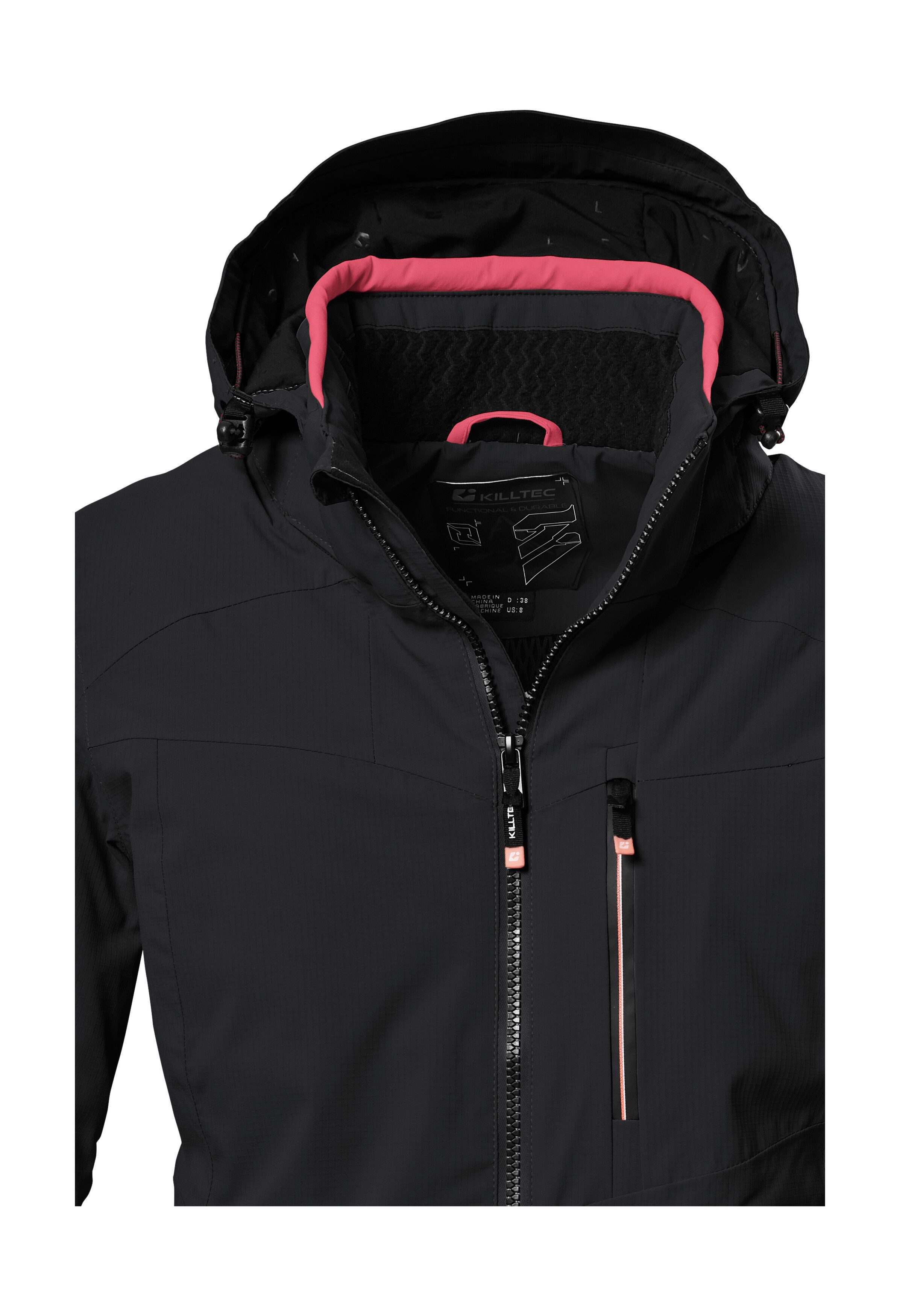 Killtec Skijacke KSW 36 WMN SKI JCKT Wasserdichte Damenjacke mit abnehmbarer Kapuze und Schneefang