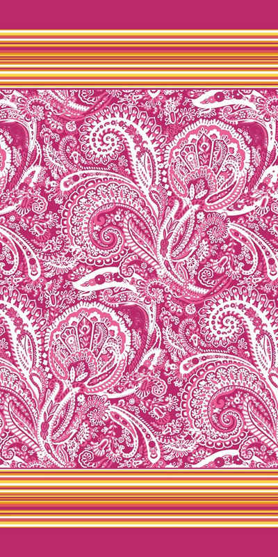 Bassetti Strandtücher »Bassetti Strandtuch NOTO V.R1, 90 x 180 cm, pink«, Frottee (1-St), rechteckig
