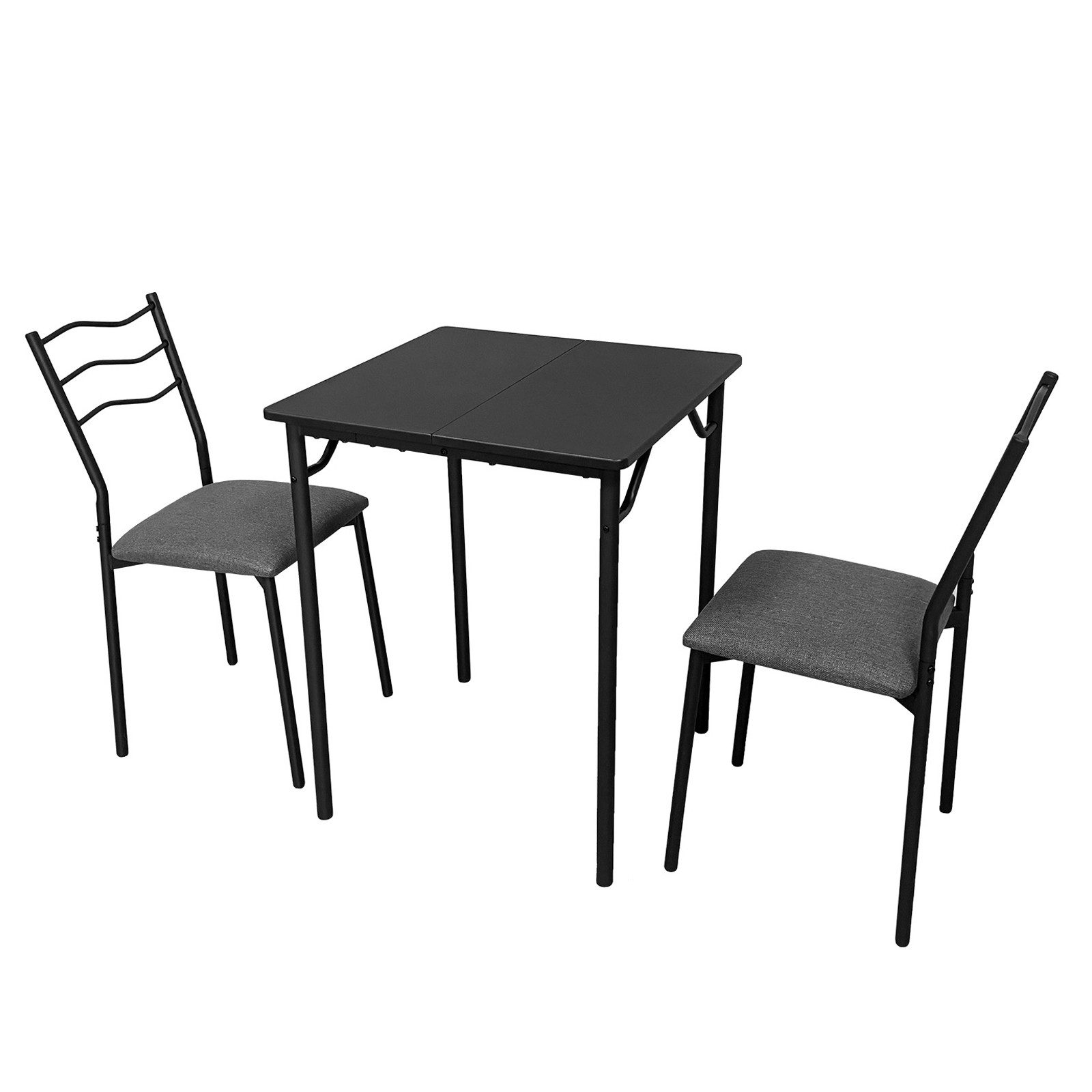 HTI-Living Essgruppe Essgruppe Thora 3-teilig Tischplatte Schwarz, (Set, 3- günstig online kaufen