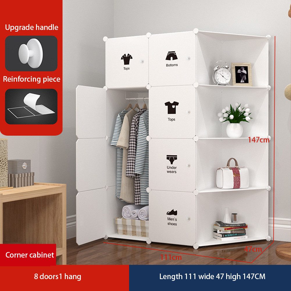 GarveeMore Kleiderschrank Mit Platz zum Aufhängen,DIY günstig online kaufen