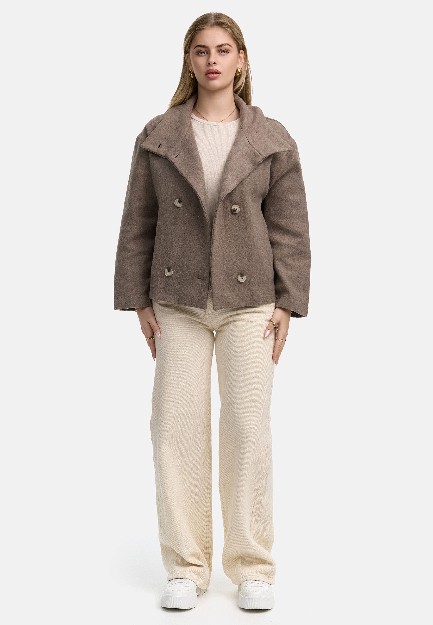 Decay Bomberjacke Vancouver Jacke (1-St) Doppelreihige Knopfleiste günstig online kaufen