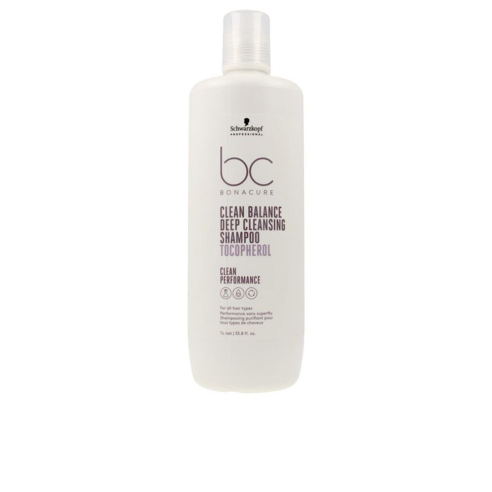 Schwarzkopf Haarshampoo Bc Clean Balance Deep Cleansing Shampoo 1000ml