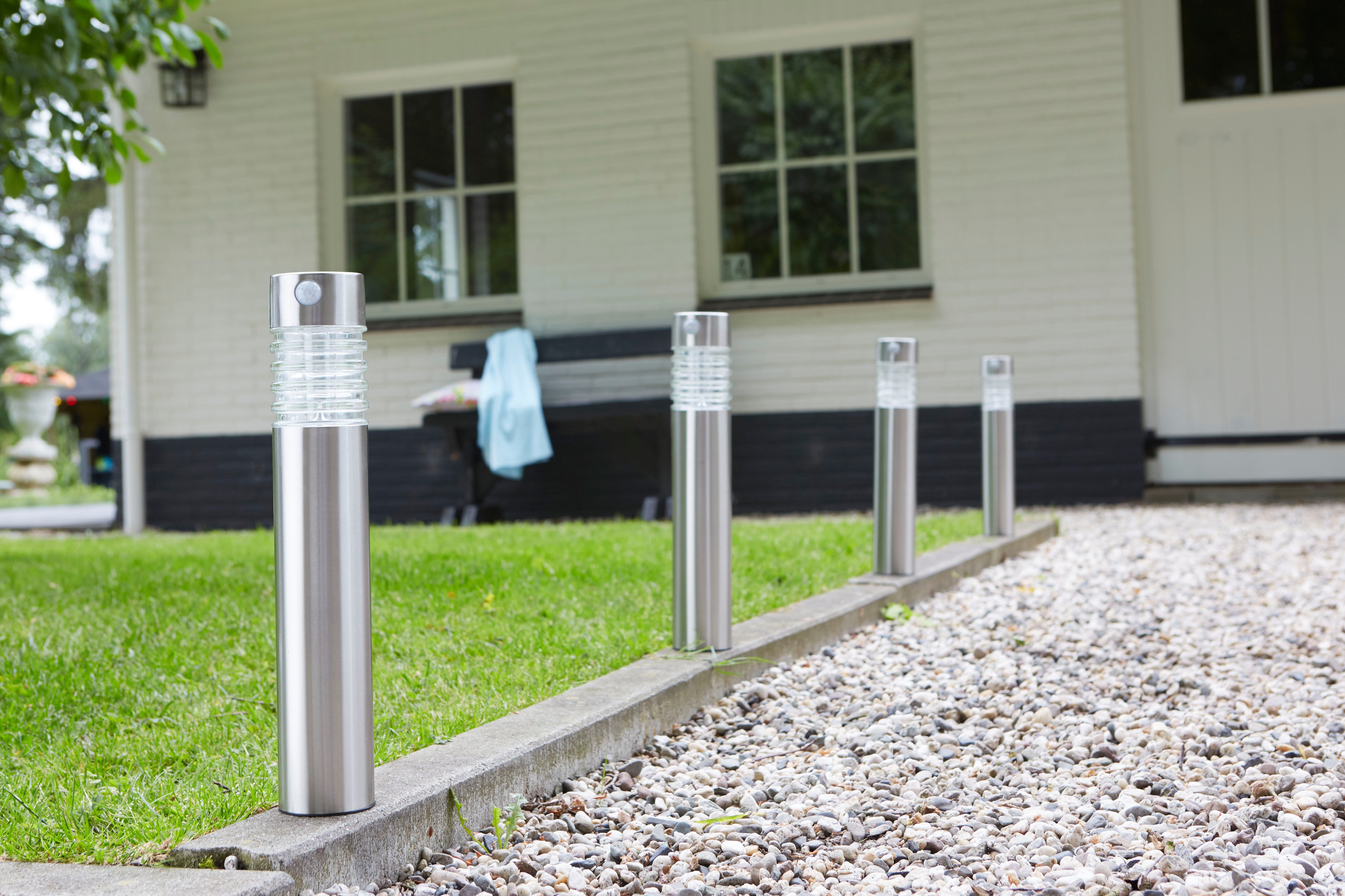 Luxform Gartenleuchte Solar-Intelligente Hybrid-Gartenlampe - Arizona, LED günstig online kaufen