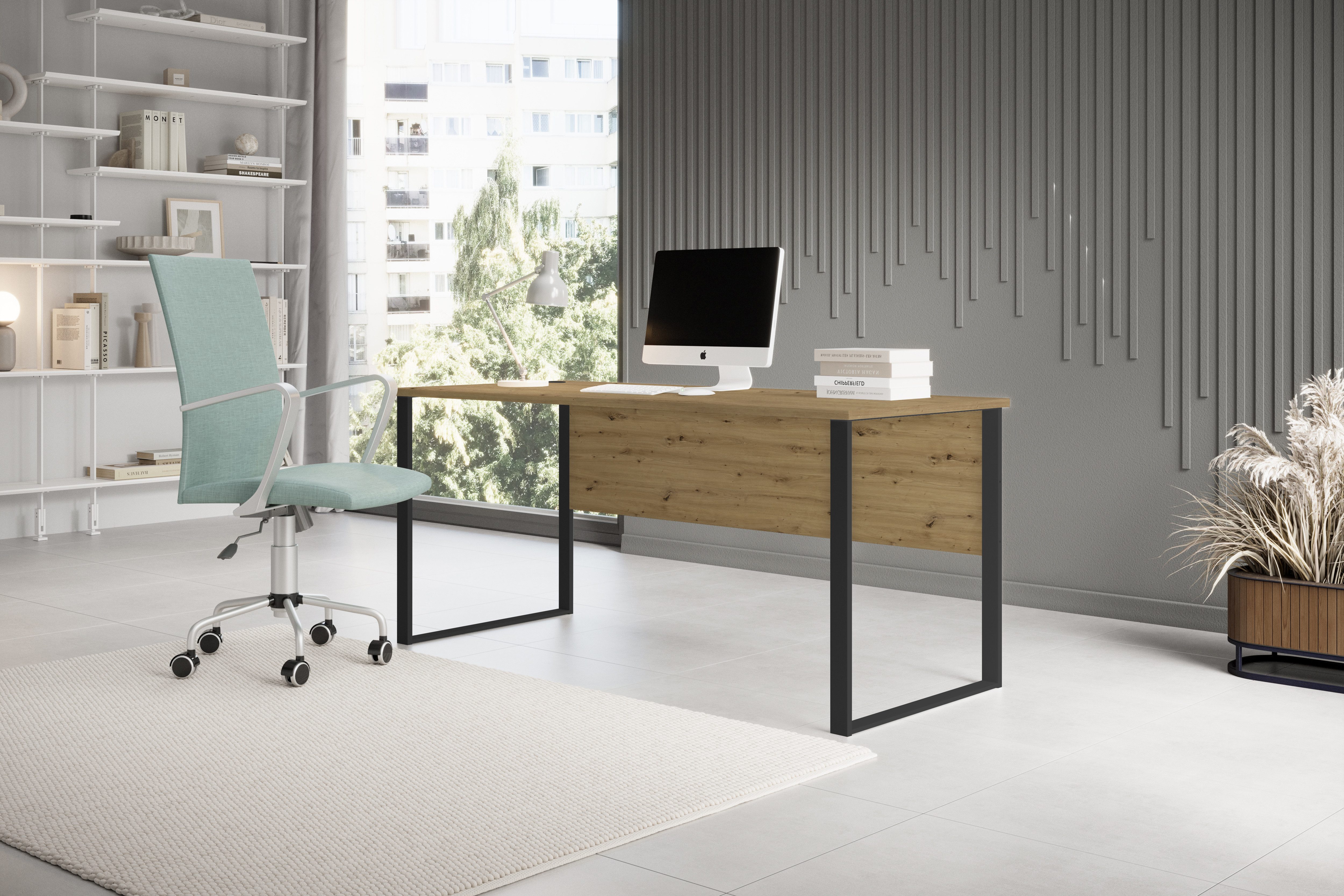 BEGA OFFICE Schreibtisch Amanda (1-St), Kabeldurchlass, günstig online kaufen