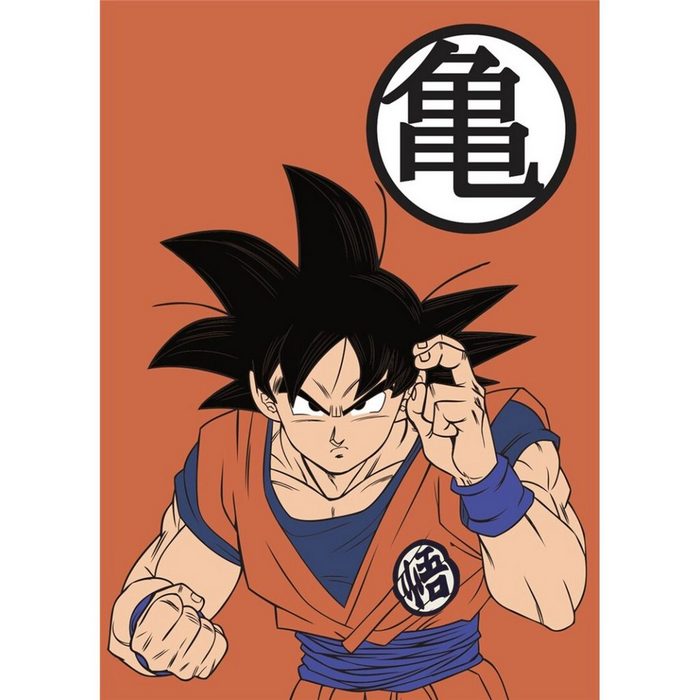 Kinderdecke Dragon Ball - Son-Goku - Kuscheldecke Fleecedecke empireposter