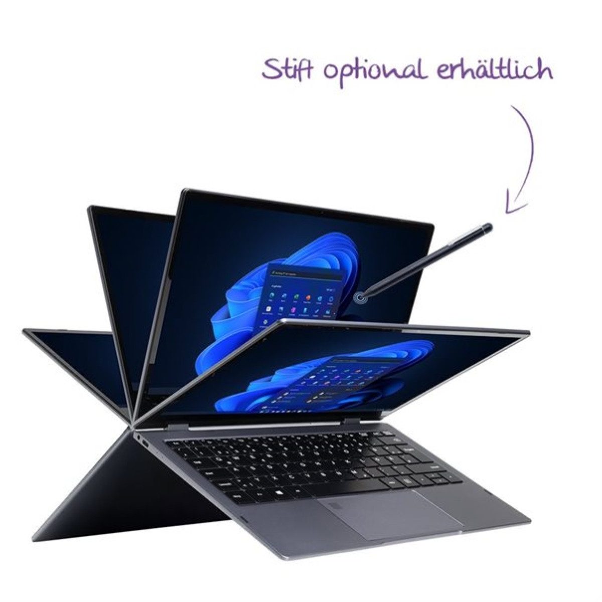 TERRA Mobile 360-13R Convertible i5-1334U 16GB 512GB SSD 360° Win11P Convertible Notebook