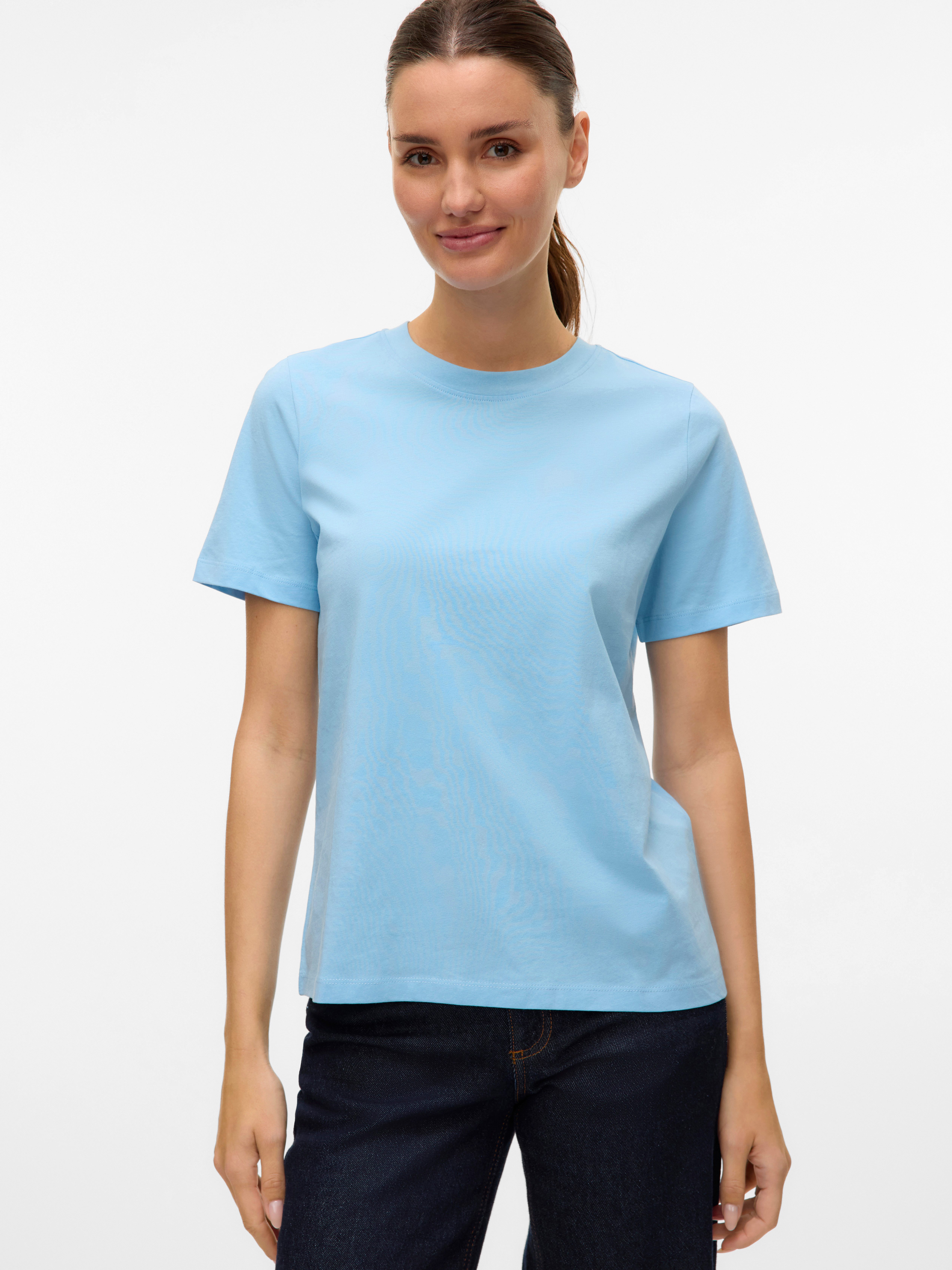 Vero Moda Kurzarmshirt VMPAULINA SS T-SHIRT günstig online kaufen