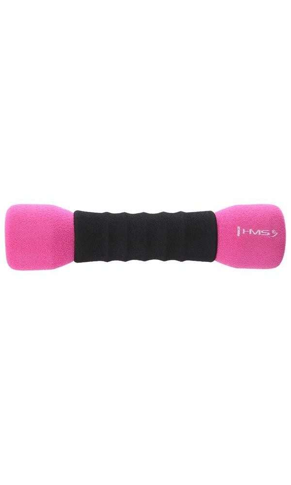 HMS Kurzhantel Fitness CM06 weiche (2x1kg) schwarz/pink